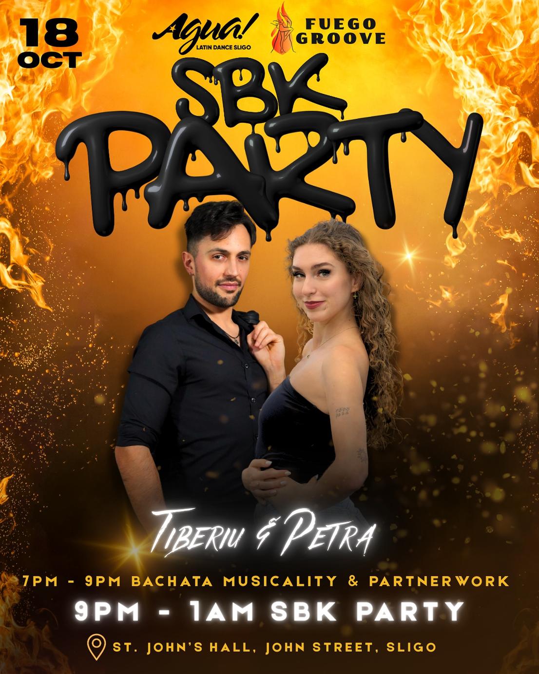 Fuego Groove and Agua second collaboration - Bachata event in Sligo