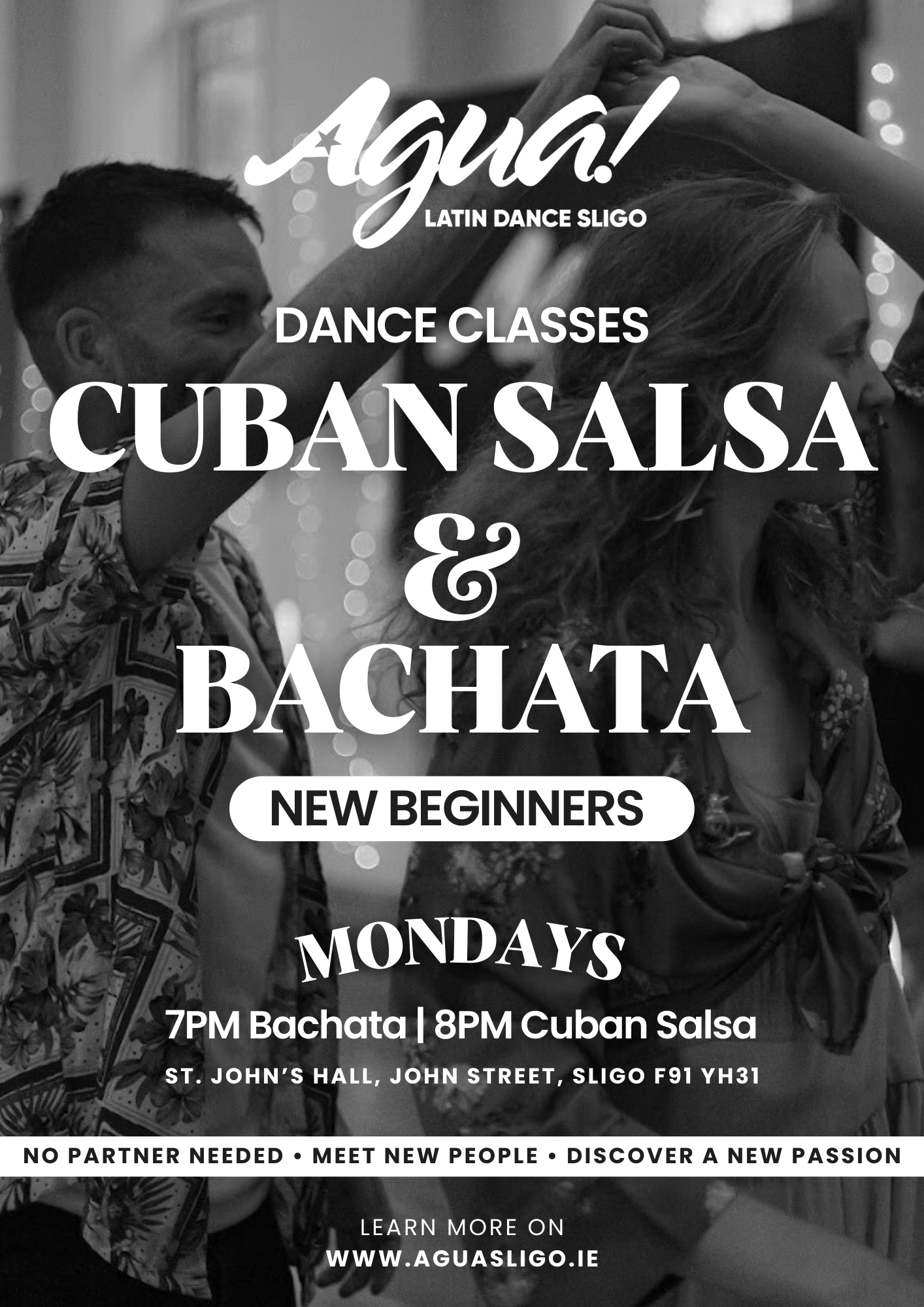 Beginners Bachata and Salsa dance classes in Sligo